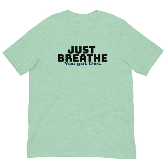 Just Breathe Unisex t-shirt (Light)